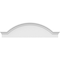 Ekena Millwork Segment Arch W/ Flankers Smooth Architectural Grade PVC Pediment, 54"W x 14-1/2"H x 2-1/2"P PEDPS054X145SGF00 - alternate 4